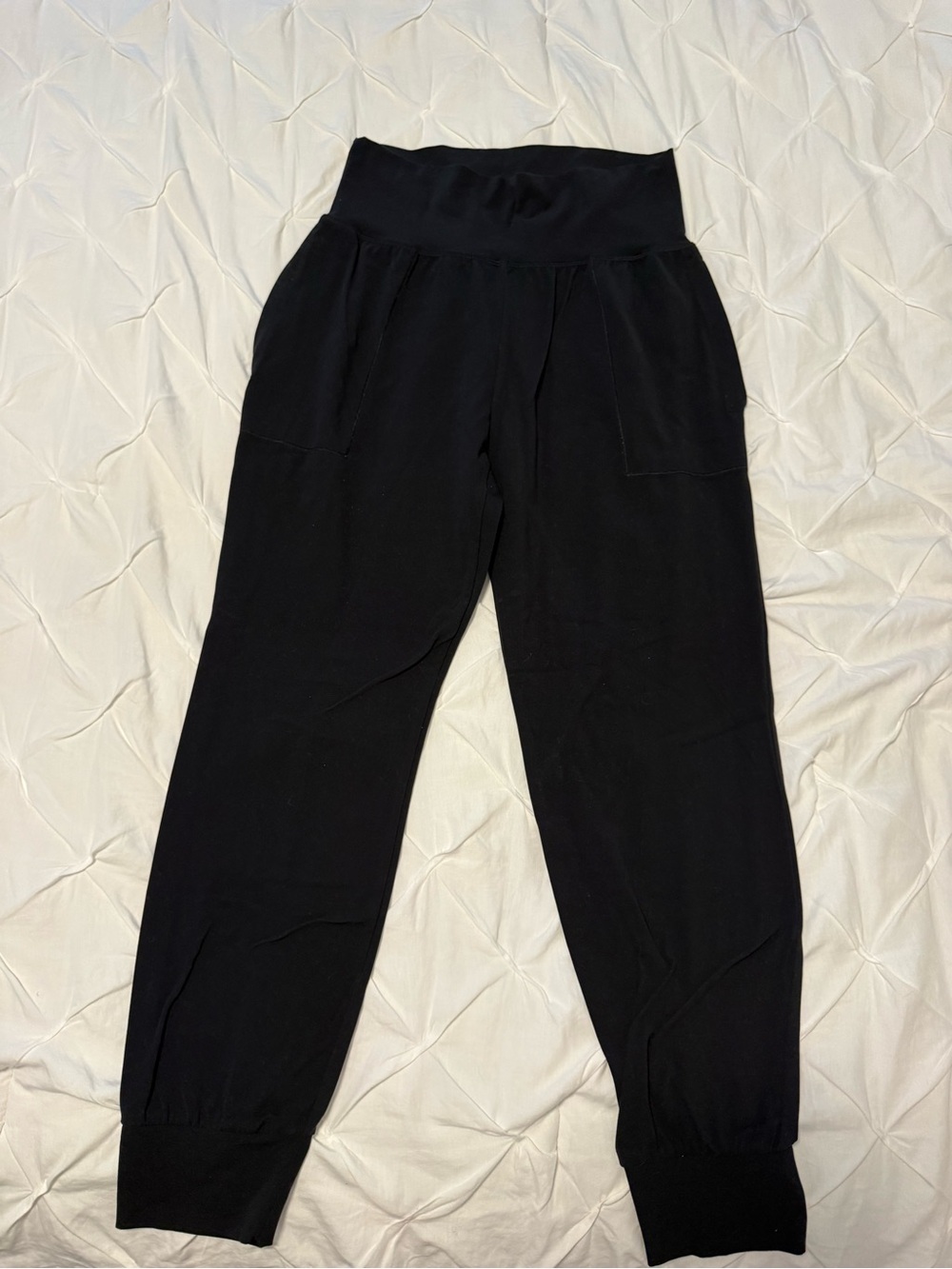 Athleta Black High-Waist Jogger Pants